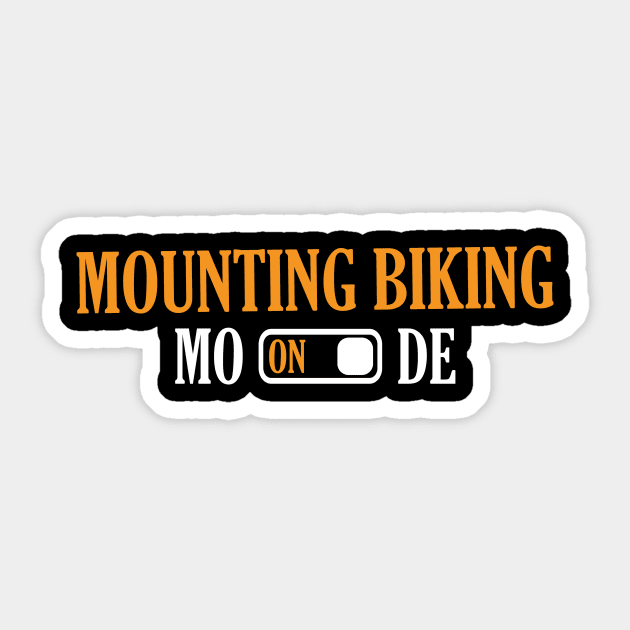 Mountain Bike Sticker by My Artsam